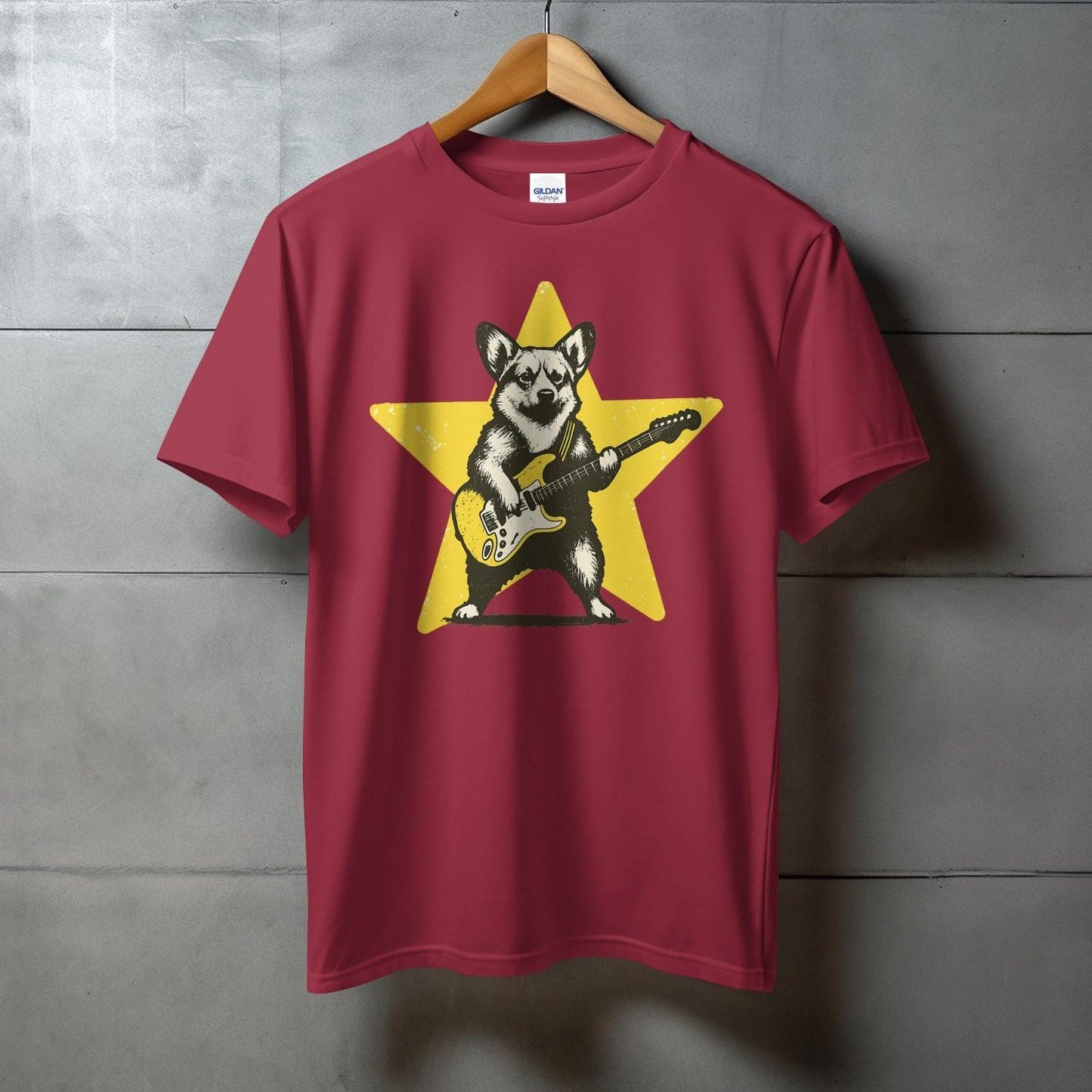 Rock Star Dog Graphic Unisex T-shirt product type