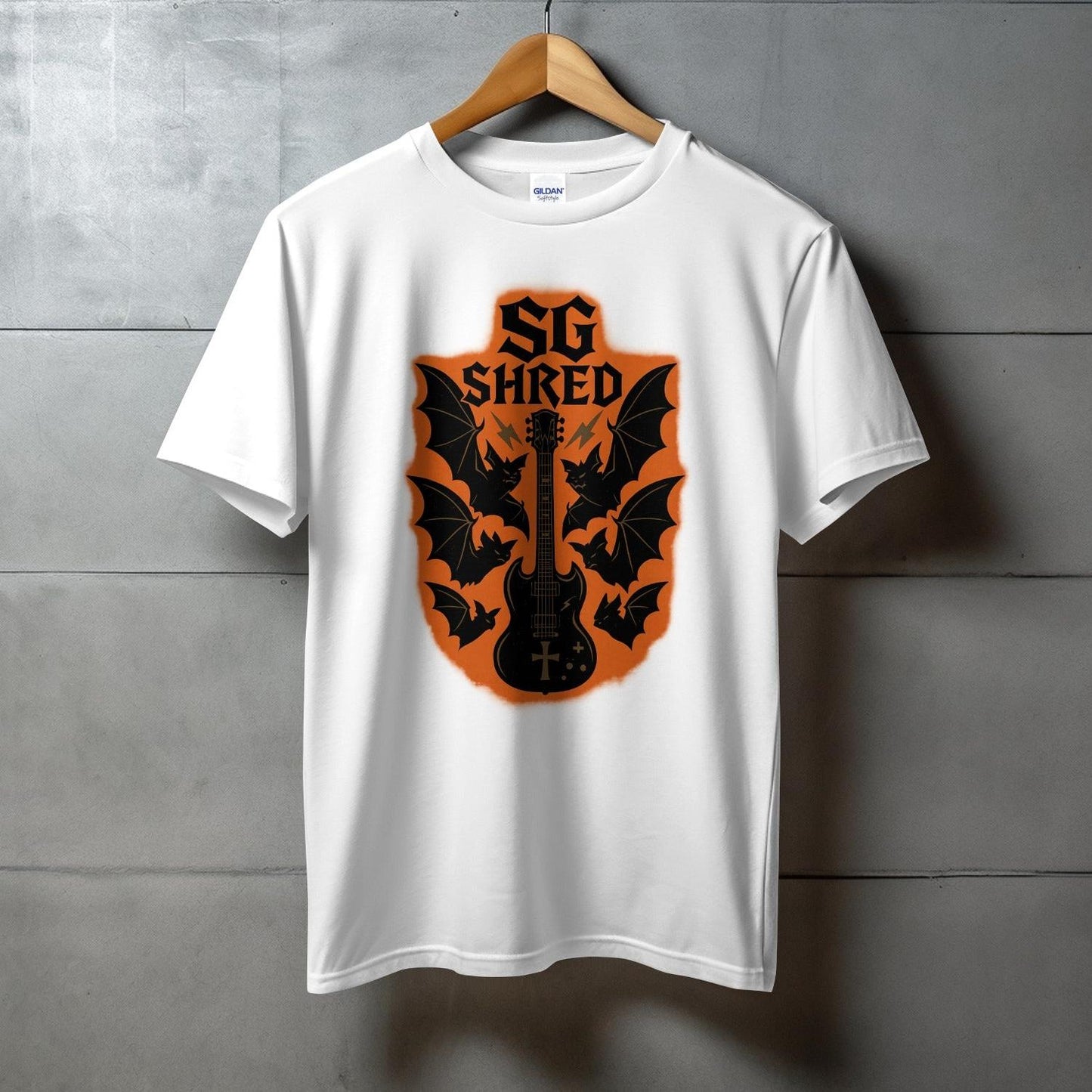 SG Shred Graphic Tee with Gothic Bats Design product