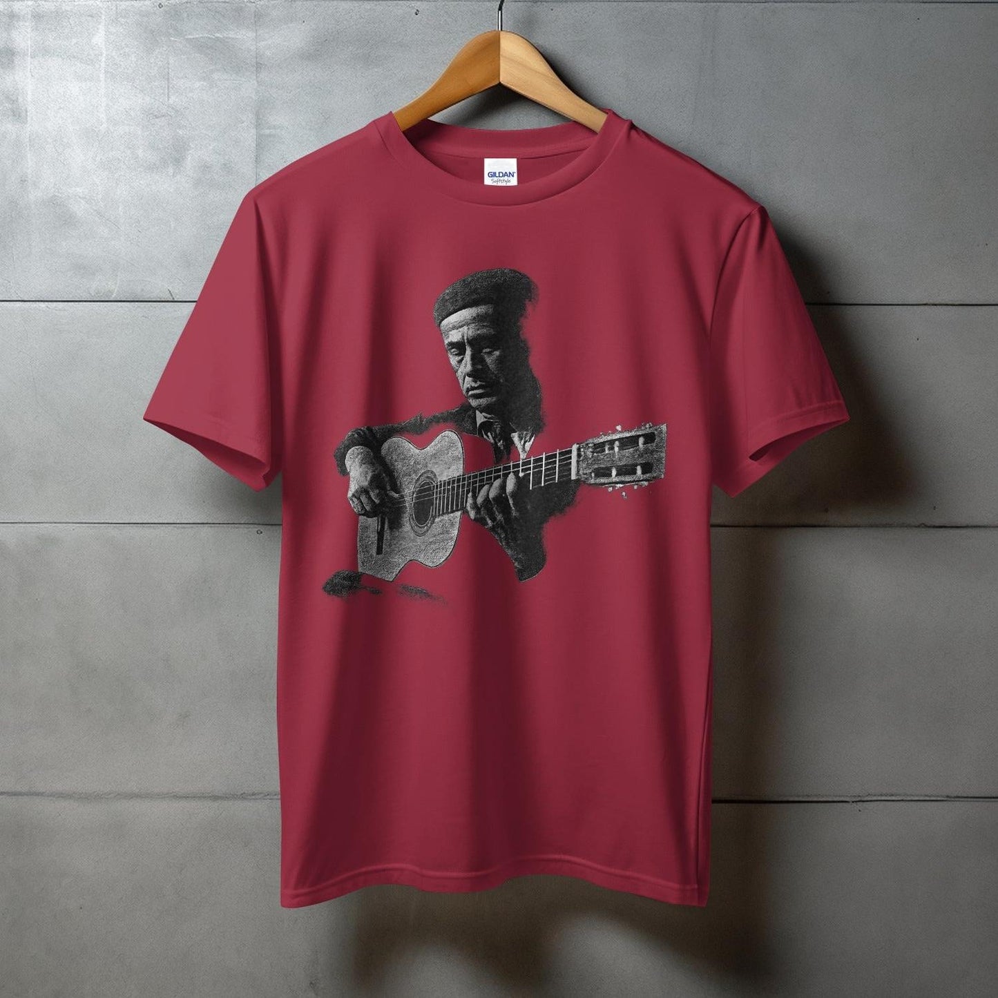 Vintage Musician Playing Guitar Graphic T-shirt product