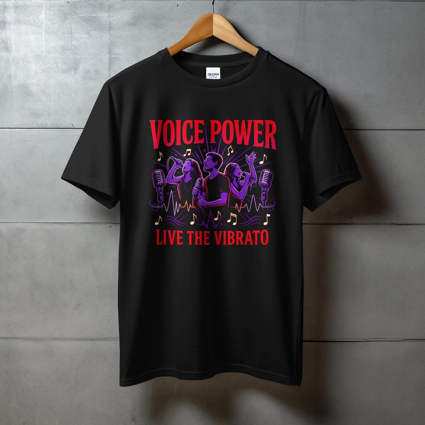 Voice Power Live the Vibrato Graphic T-Shirt product type