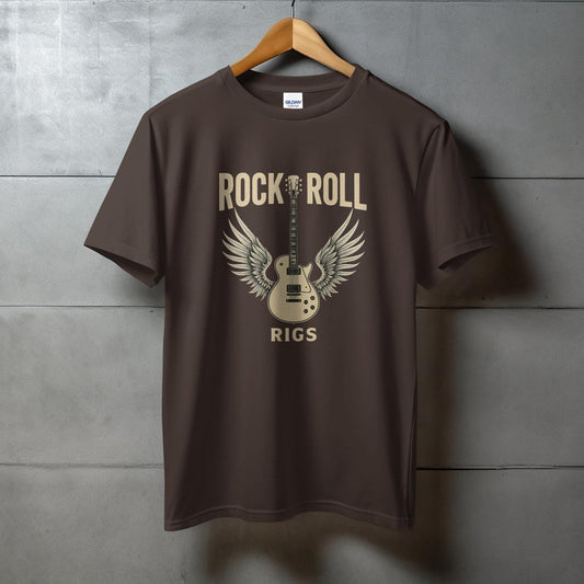 Rock Roll Rigs Graphic Wings Design T-Shirt product type