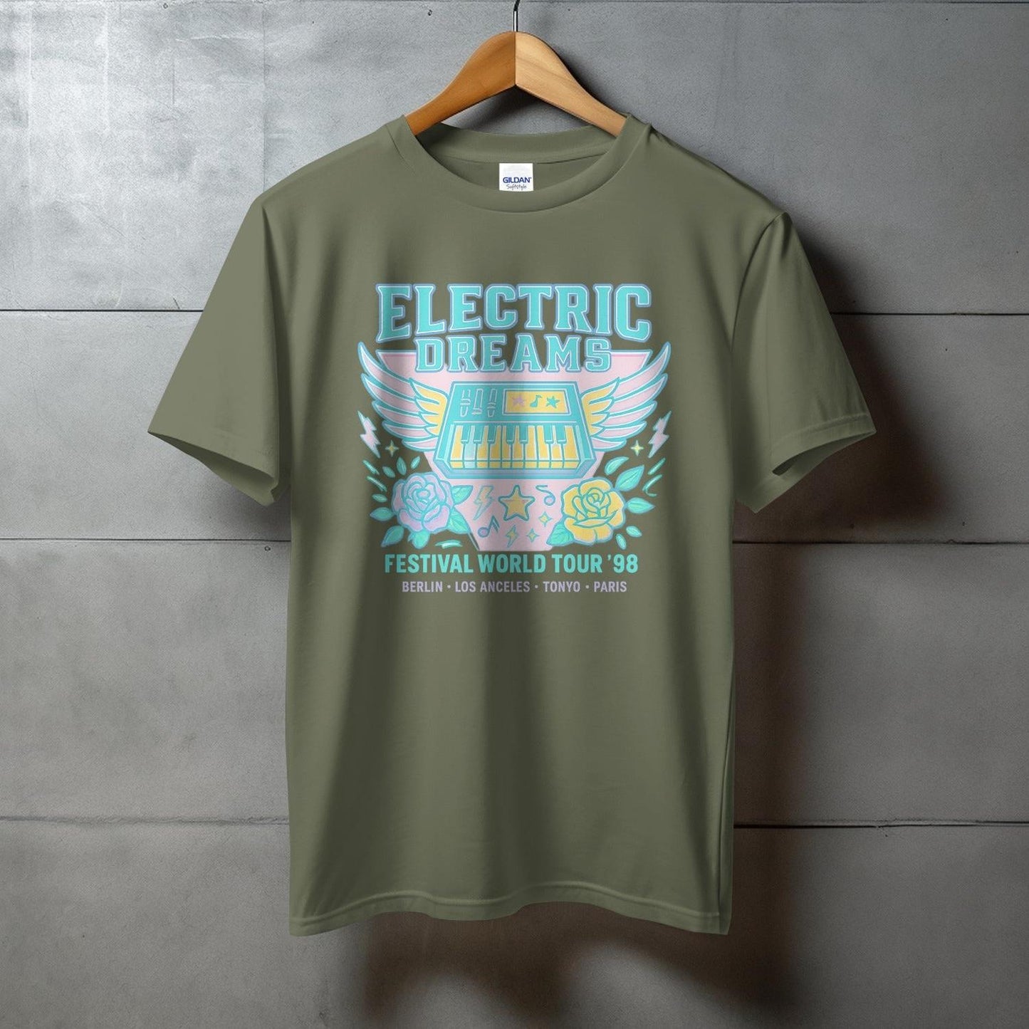 Electric Dreams Festival World Tour '98 Shirt product type