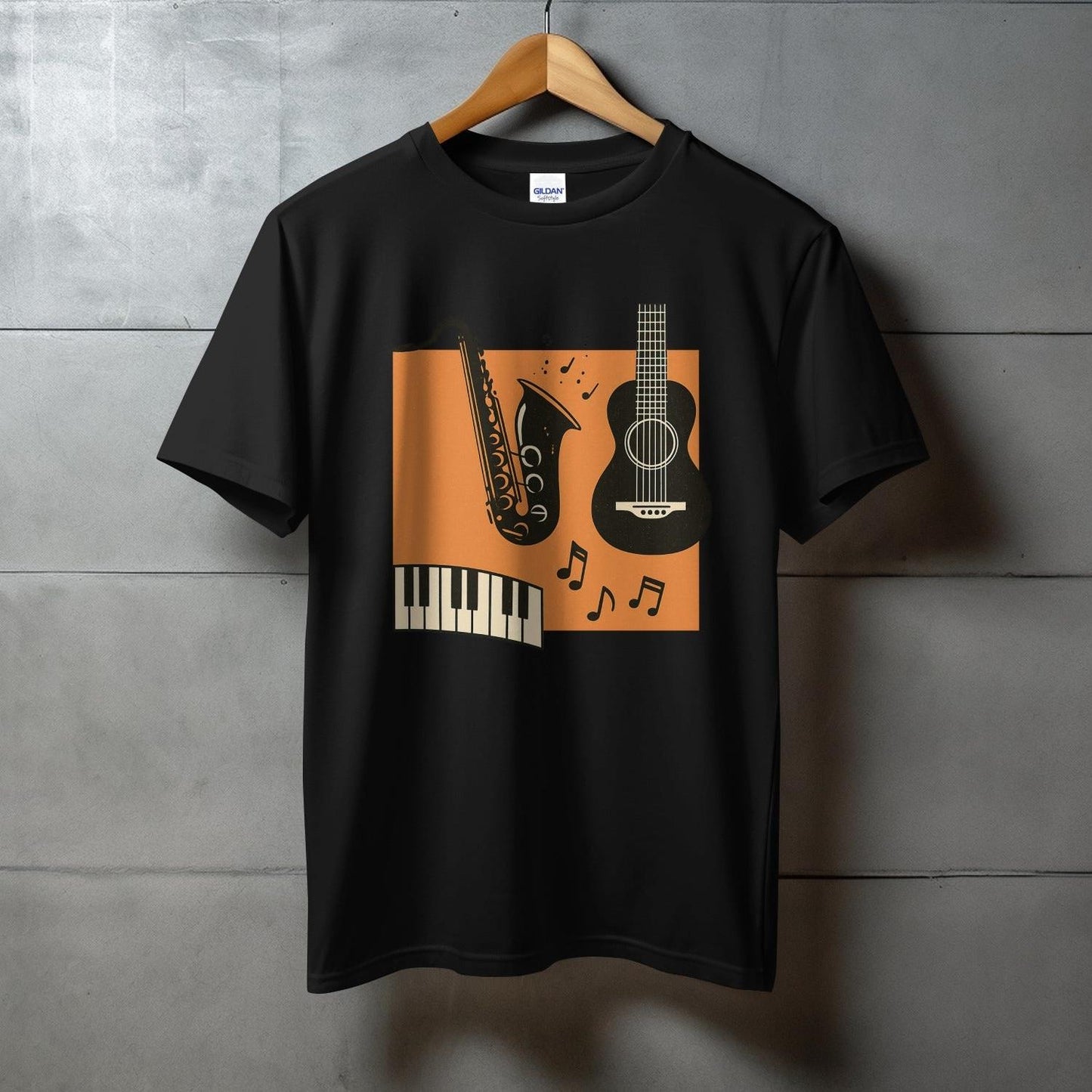 Musical Instruments Graphic Print T-Shirt product type
