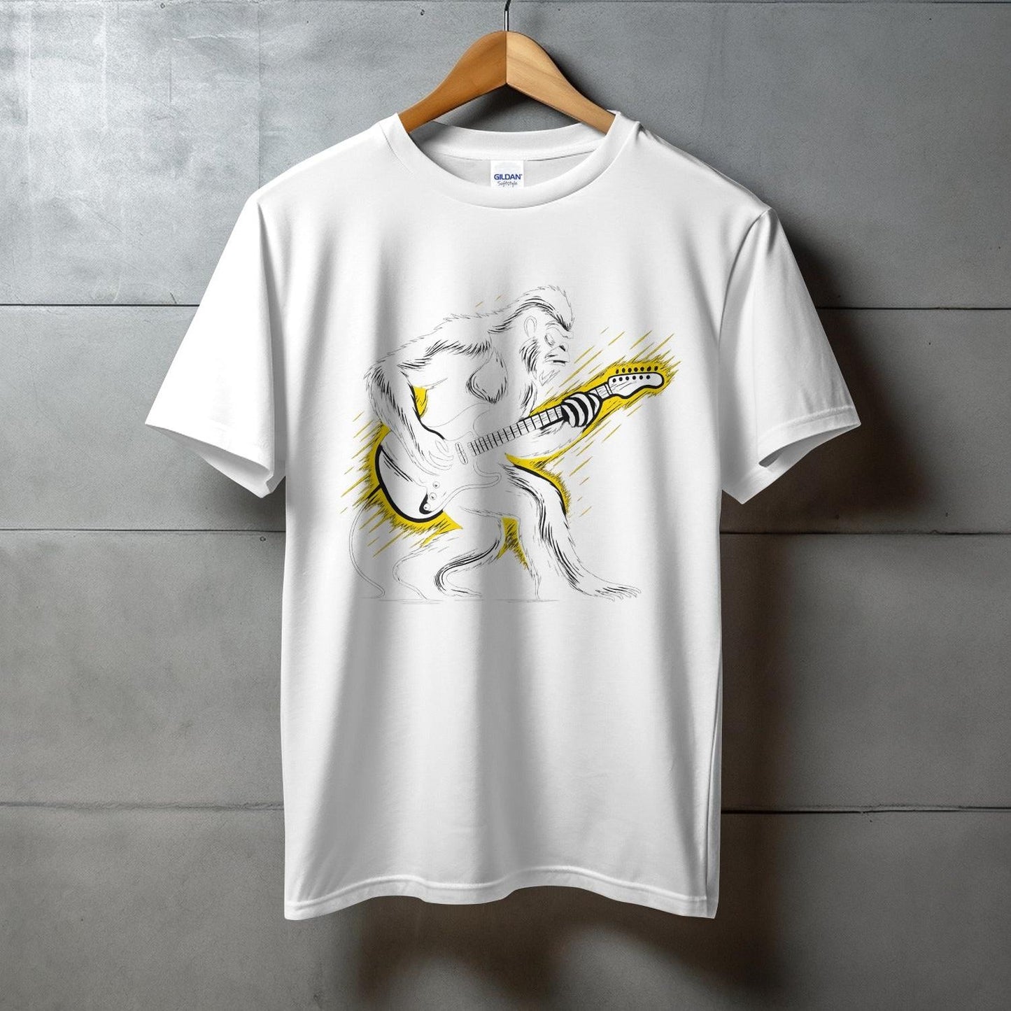 Electric Guitar Playing Monster Graphic Tee product type