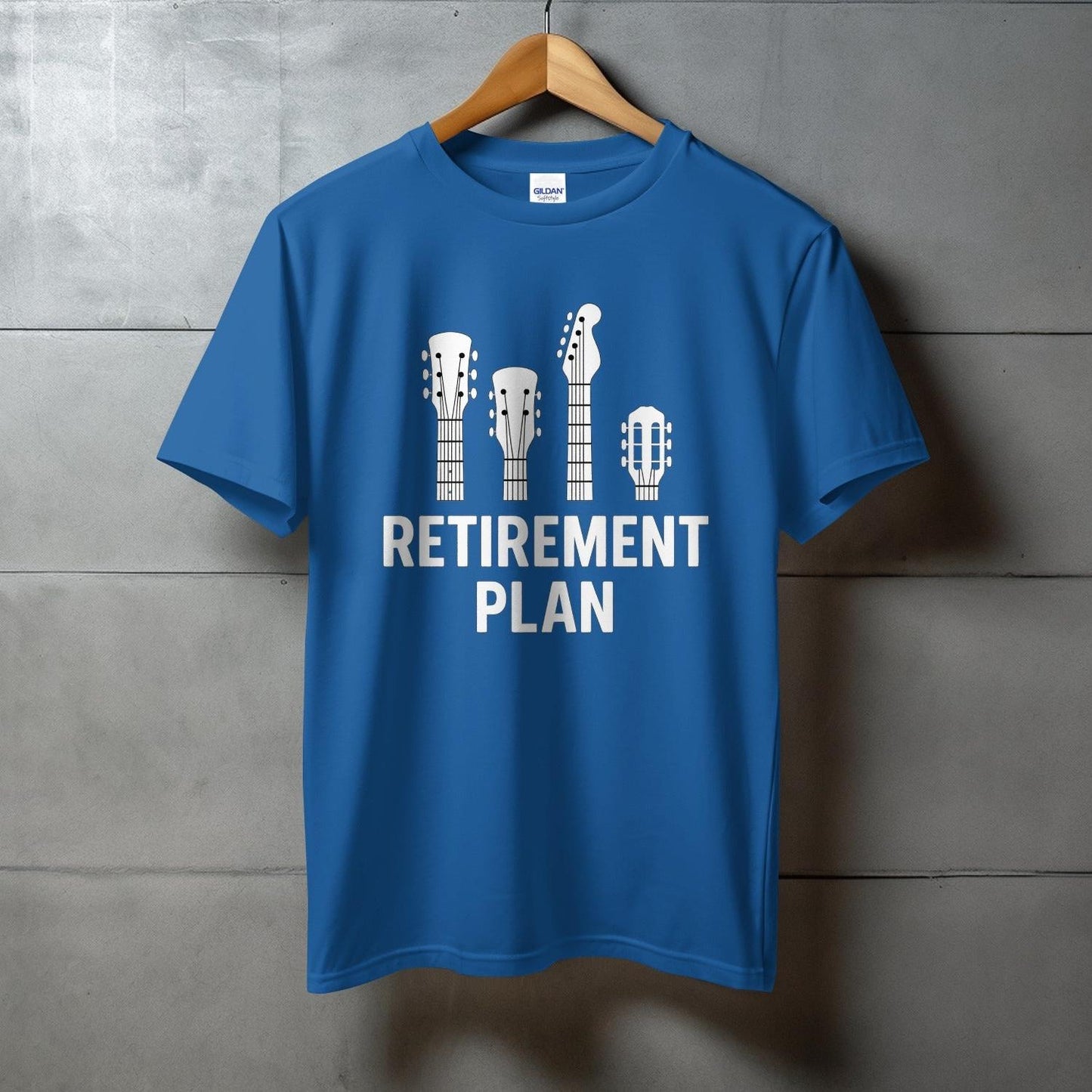 Retirement Plan Guitar Heads Graphic Tee product