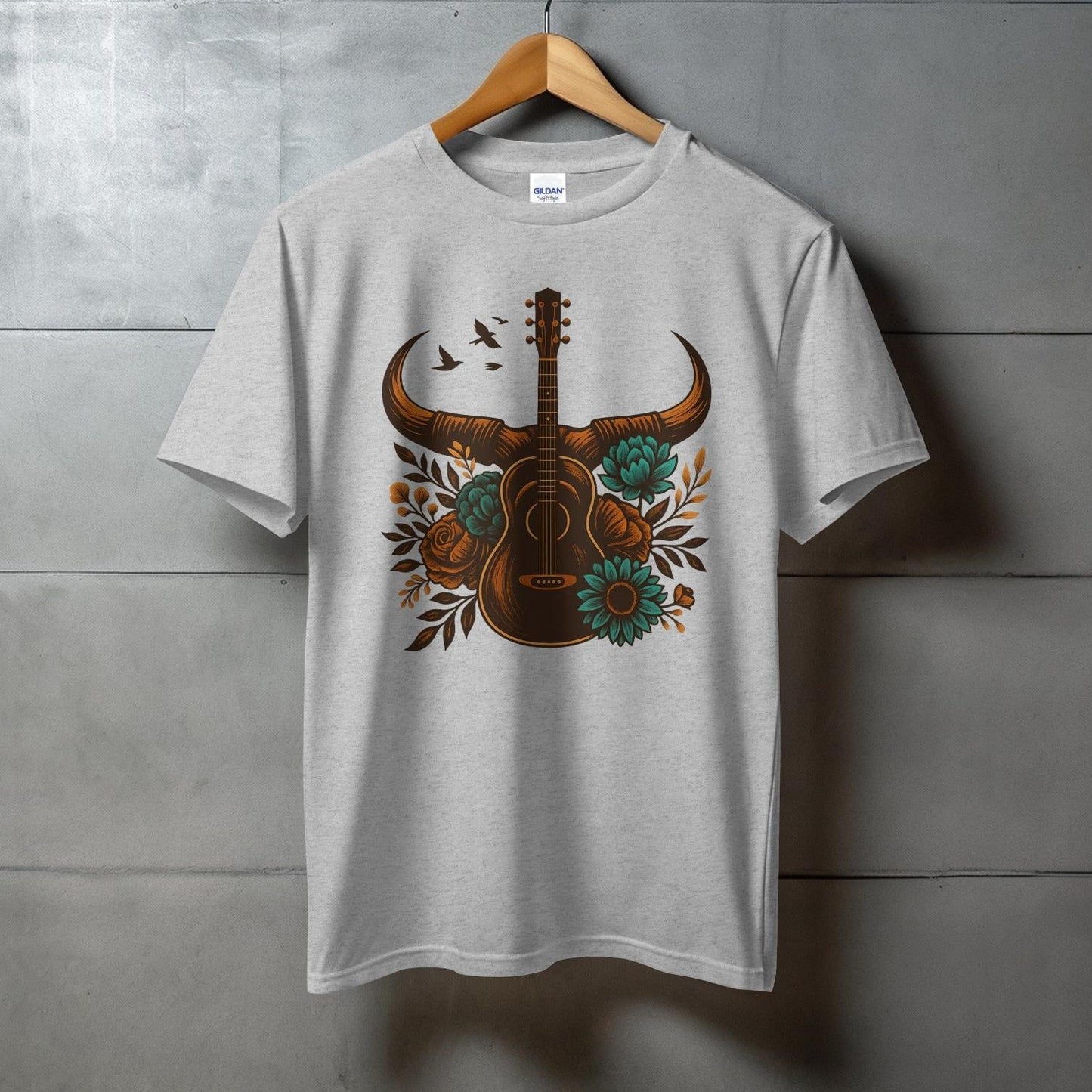 Airy Design Vintage Guitar Graphic T-Shirt product