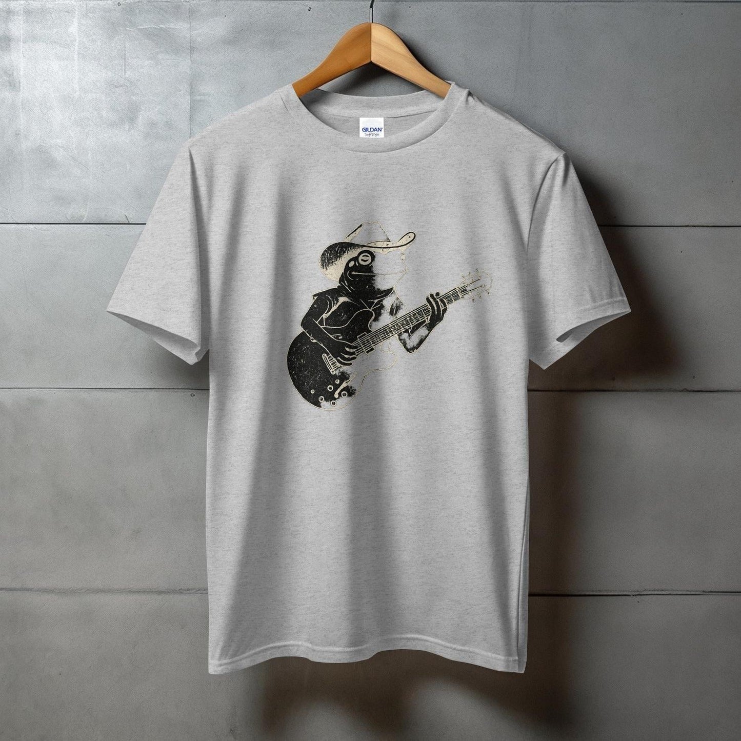 Dinosaur Playing Electric Guitar Graphic T-Shirt product