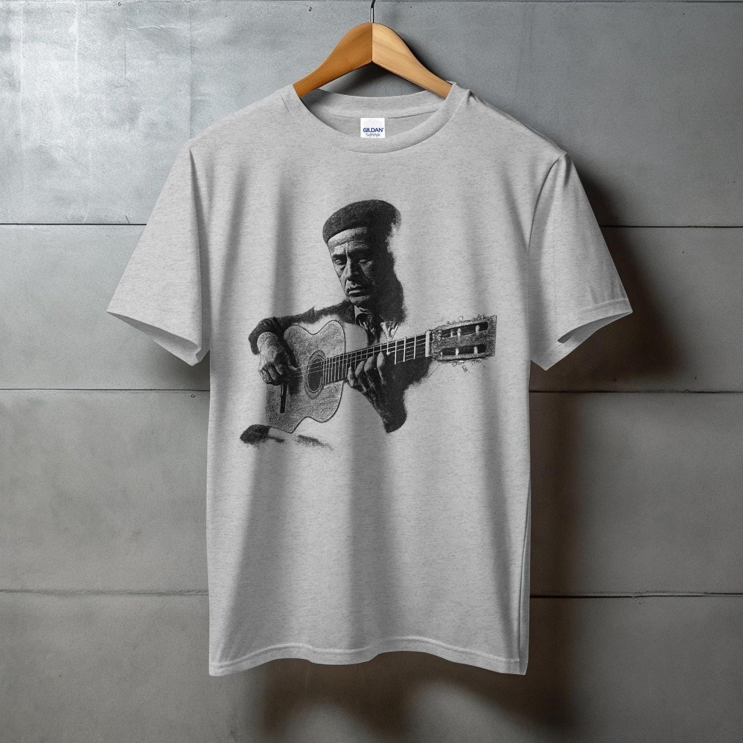 Artistic Guitar Player Graphic T-Shirt product type