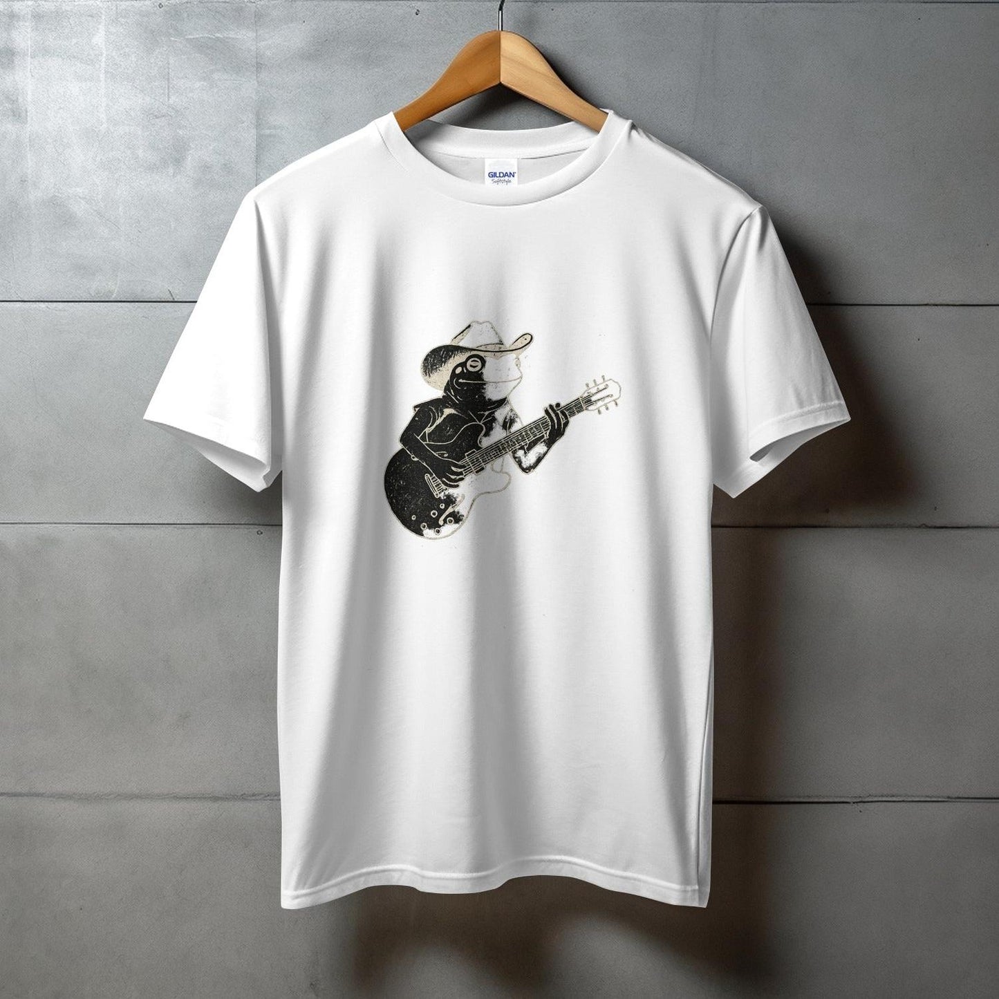 Skeleton Playing Guitar Printed T-shirt product type