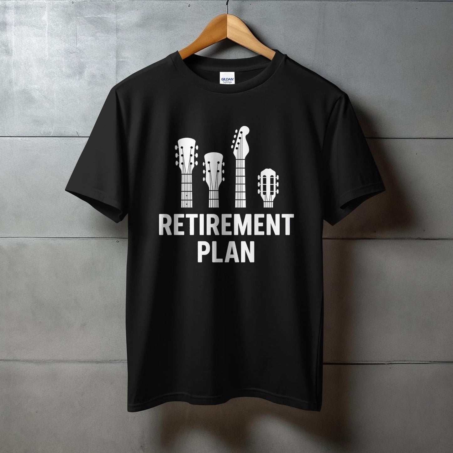 Retirement Plan Music Guitar Graphic T-Shirt product