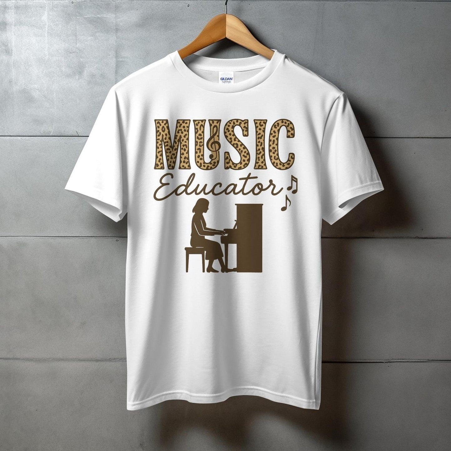 Music Educator with Piano Graphic T-shirt product