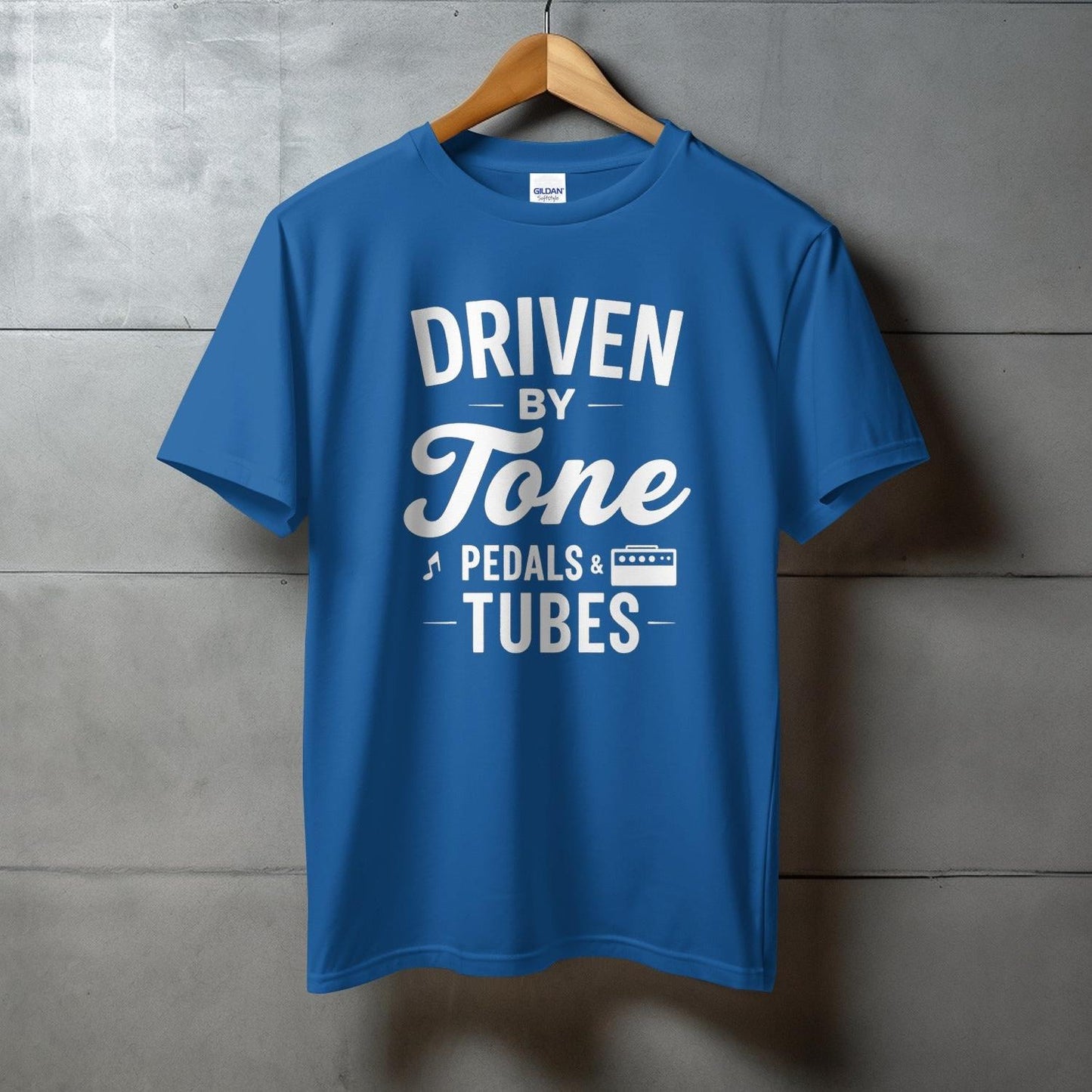 Driven by Tone Pedals Tubes Blue Graphic Shirt product type