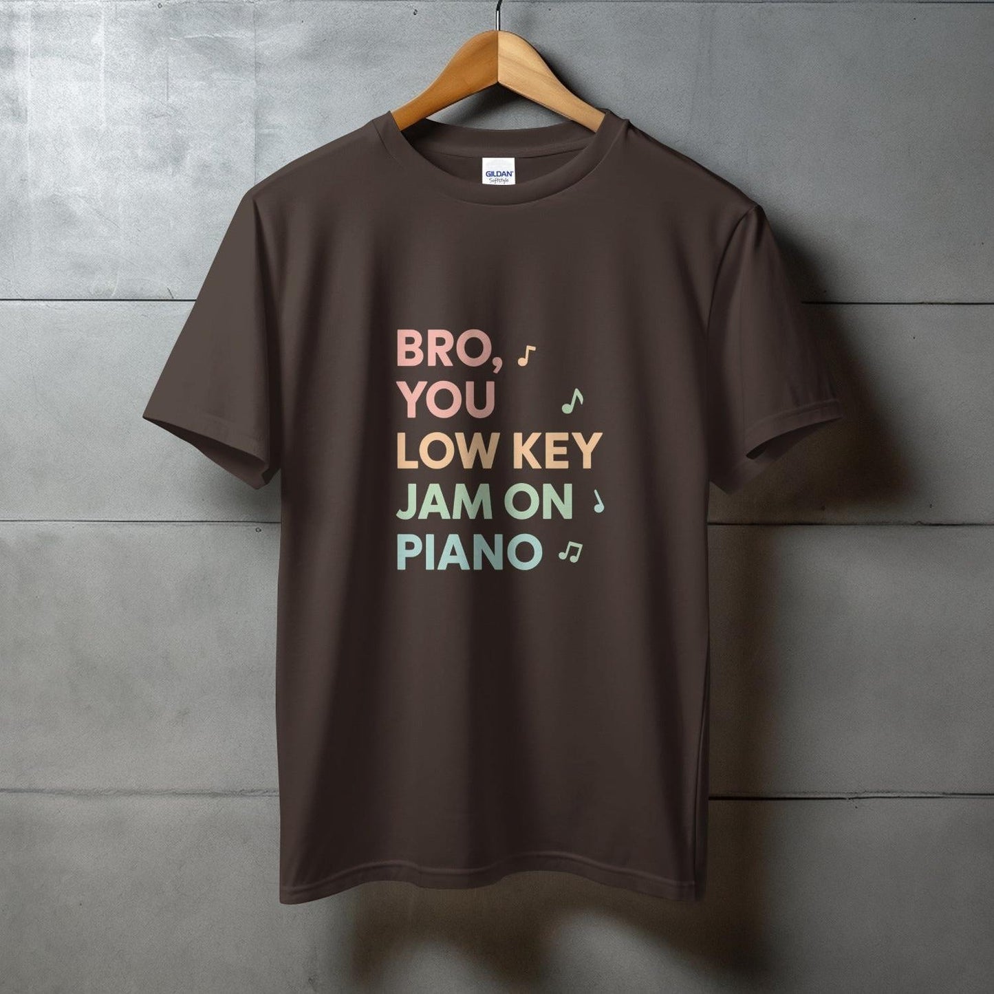 Bro You Low Key Jam On Piano Music T-shirt