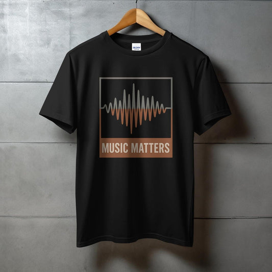 Music Matters Graphic T-Shirt Sound Wave Design product type