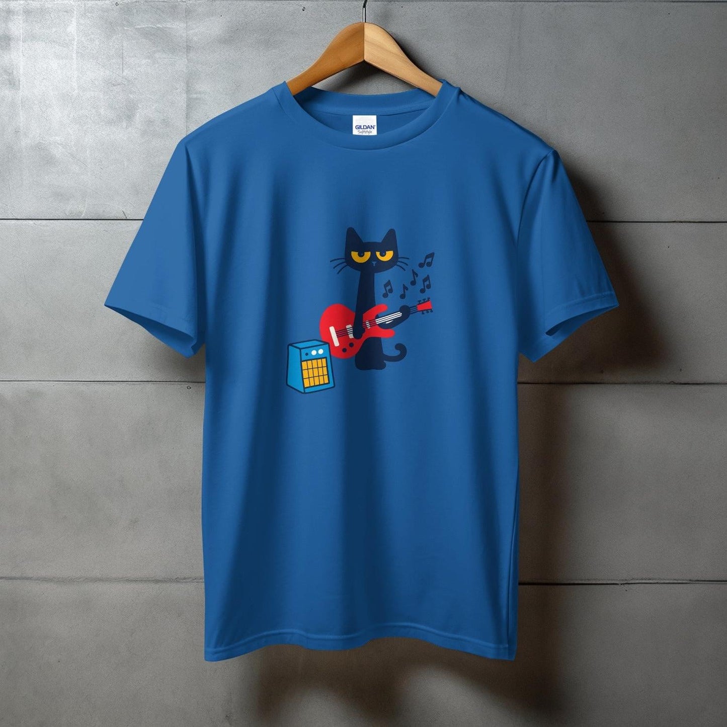 Cat Playing Guitar Graphic T-Shirt product type