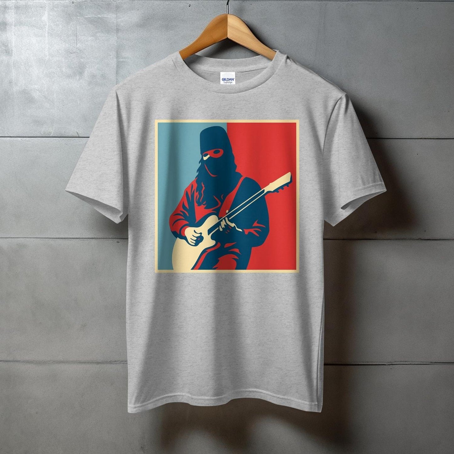 Vintage Guitarist Graphic Printed T-shirt product type