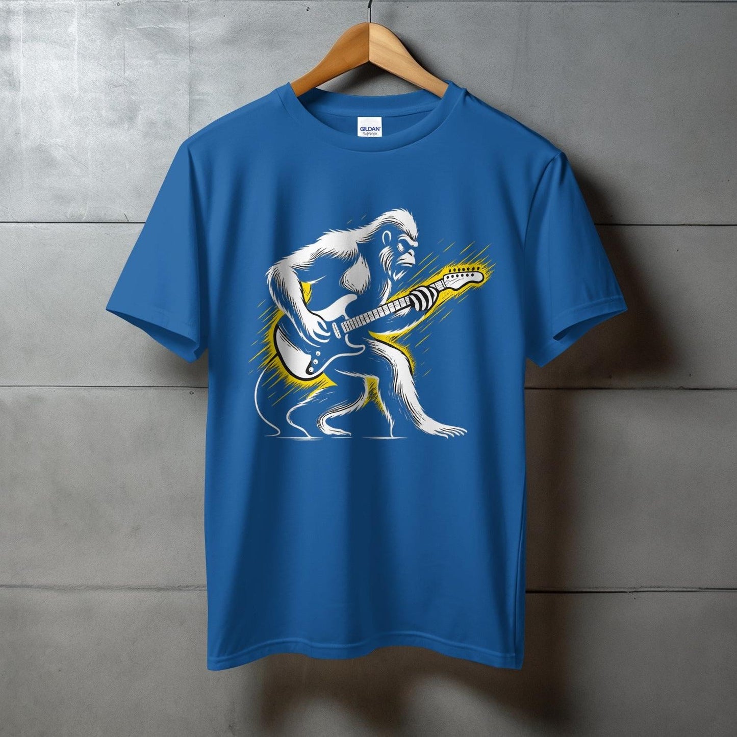 Guitar Playing Gorilla Graphic T-Shirt product type