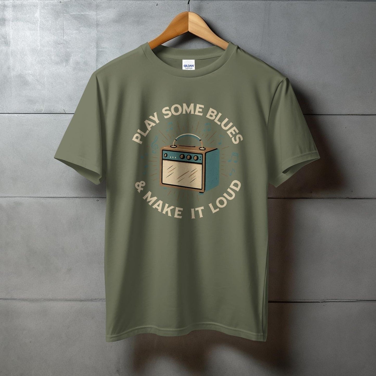 Play Some Blues And Make It Loud T-shirt product