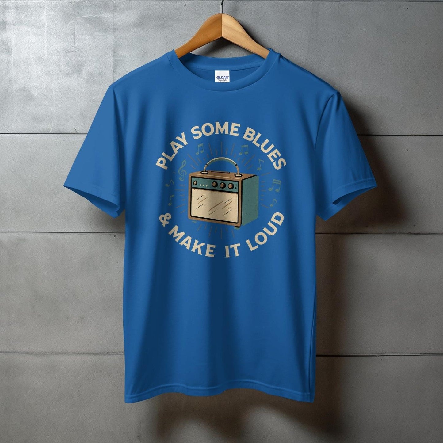 Play Some Blues and Make It Loud T-shirt product