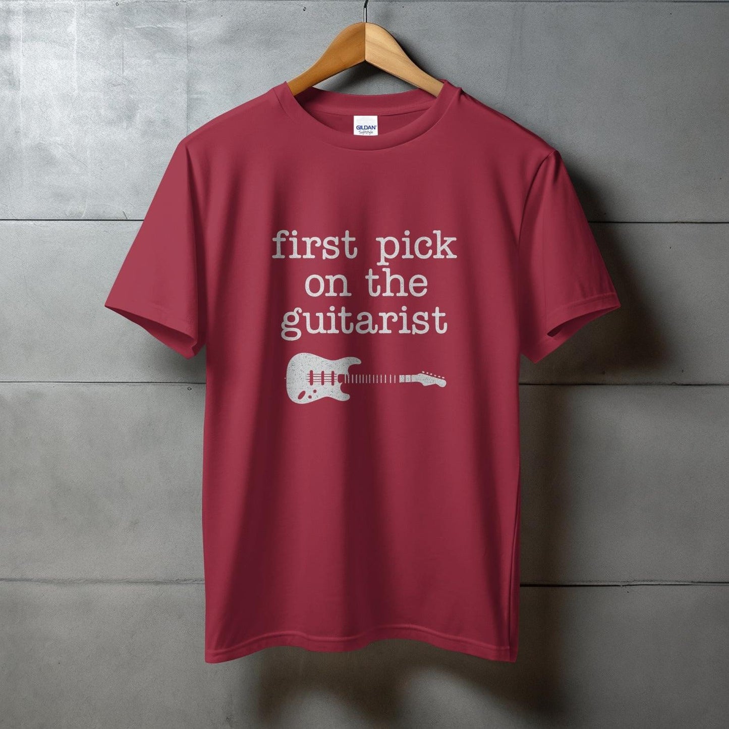 First Pick on the Guitarist T-Shirt product