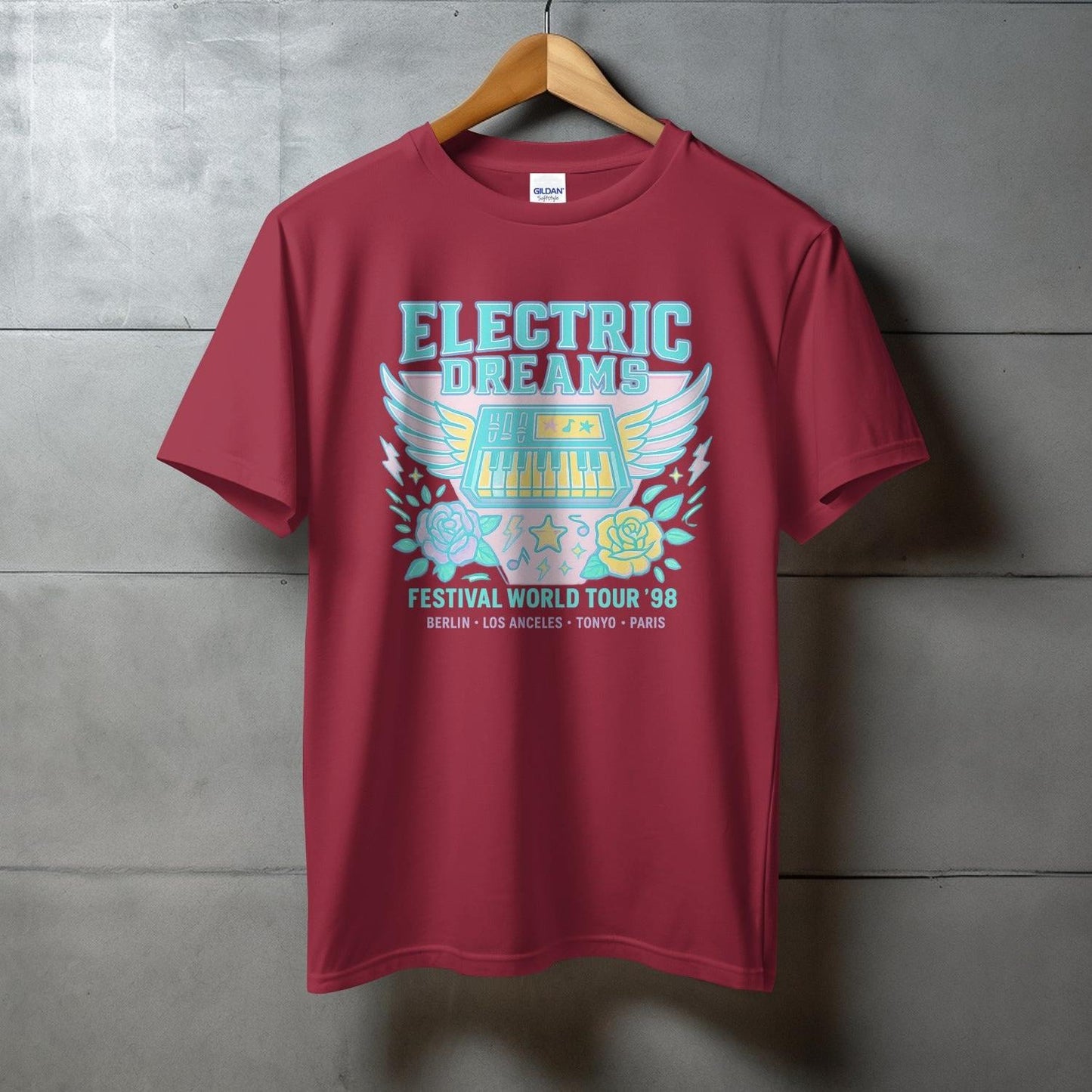 Electric Dreams Festival World Tour '98 T-shirt product
