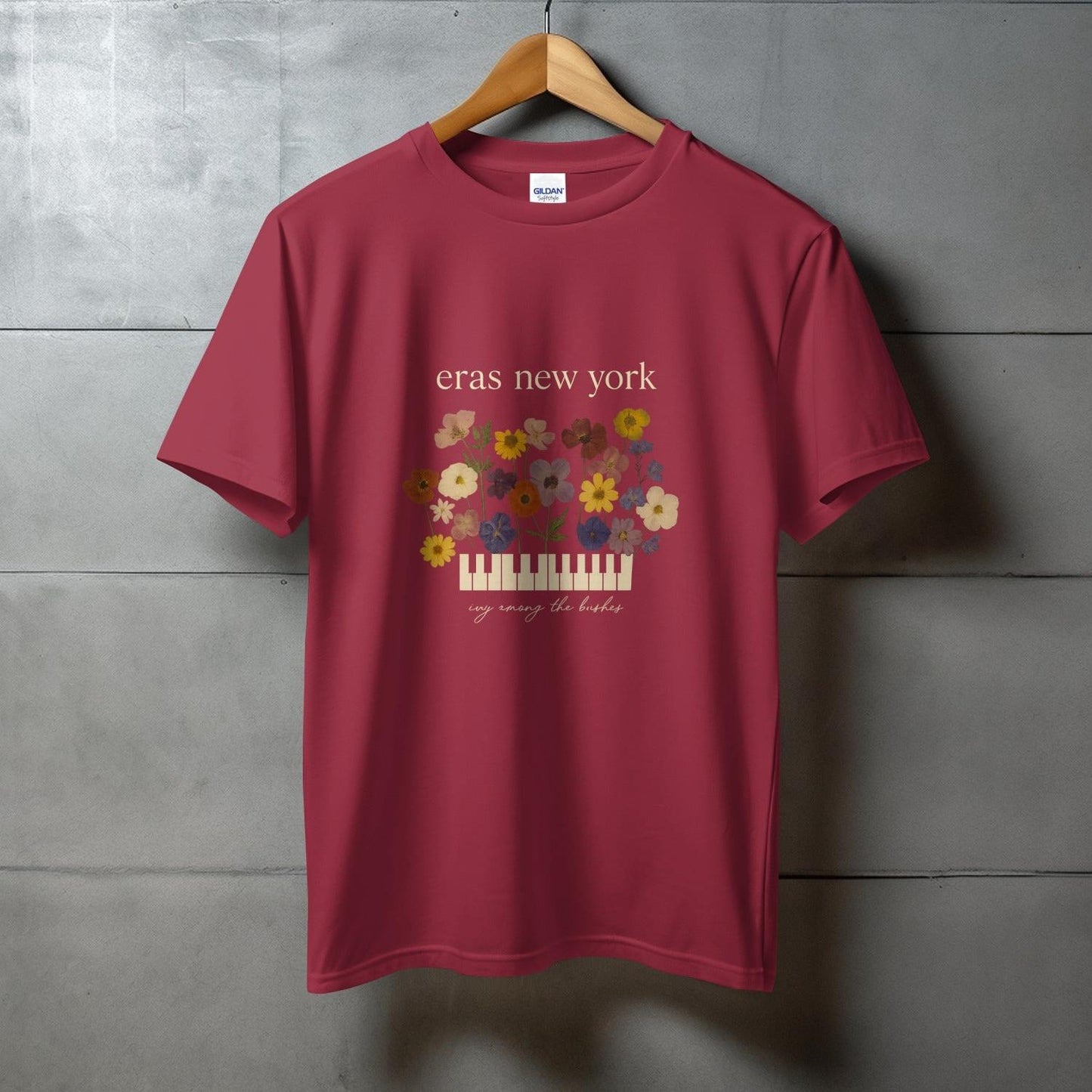 Eras New York Flowers with Piano Graphic Tee product