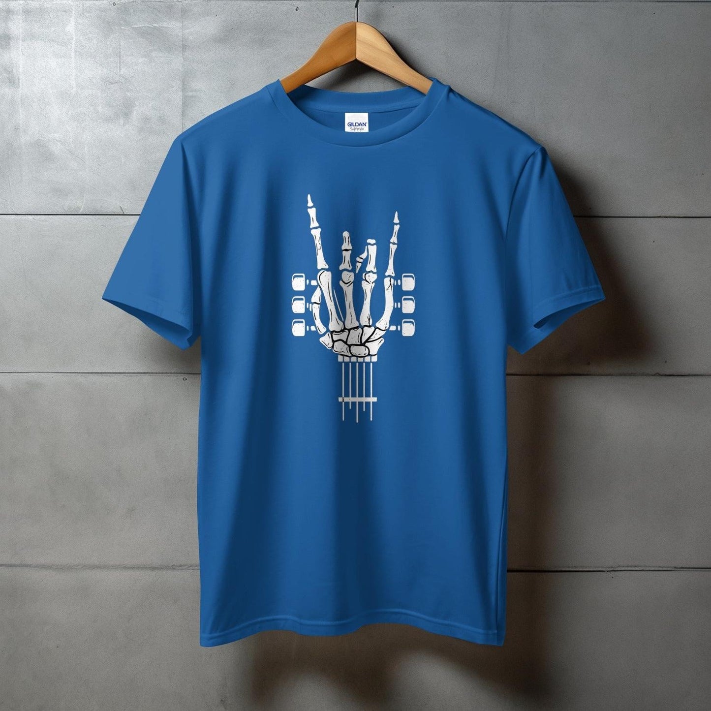 Blue T-Shirt with Unique Chess Pieces Design product type