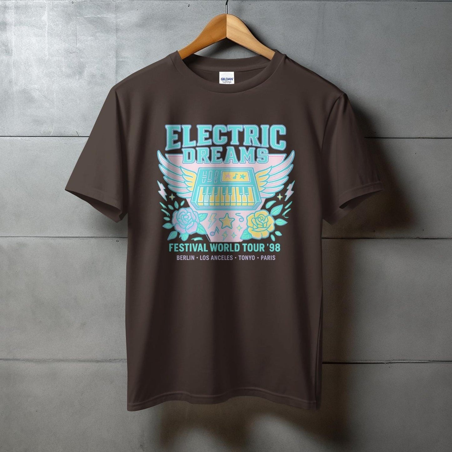 Electric Dreams Festival World Tour 98 T-Shirt product type