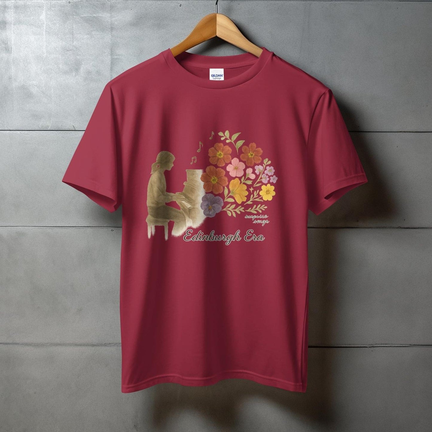 Edinburgh Era Colorful Floral Design T-shirt product type