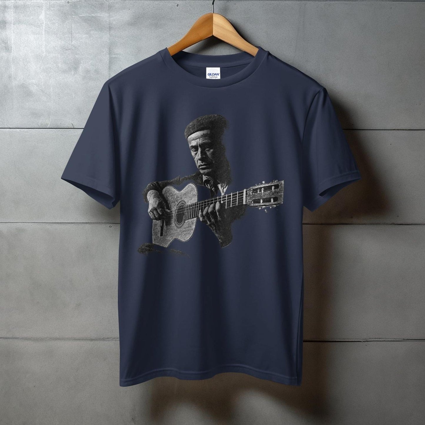 Iconic Musician Playing Guitar Graphic T-Shirt Product