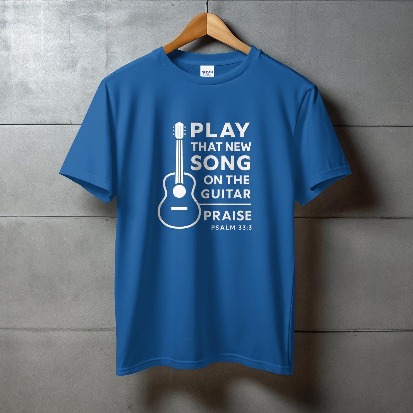 Play That New Song on the Guitar Praise Psalm 33:3 product type