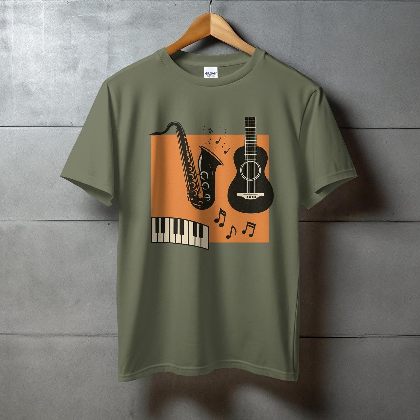 Musical Instruments Graphic Design T-Shirt product type