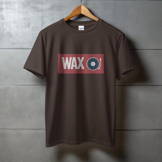 Vintage Wax Record Print Brown T Shirt product type