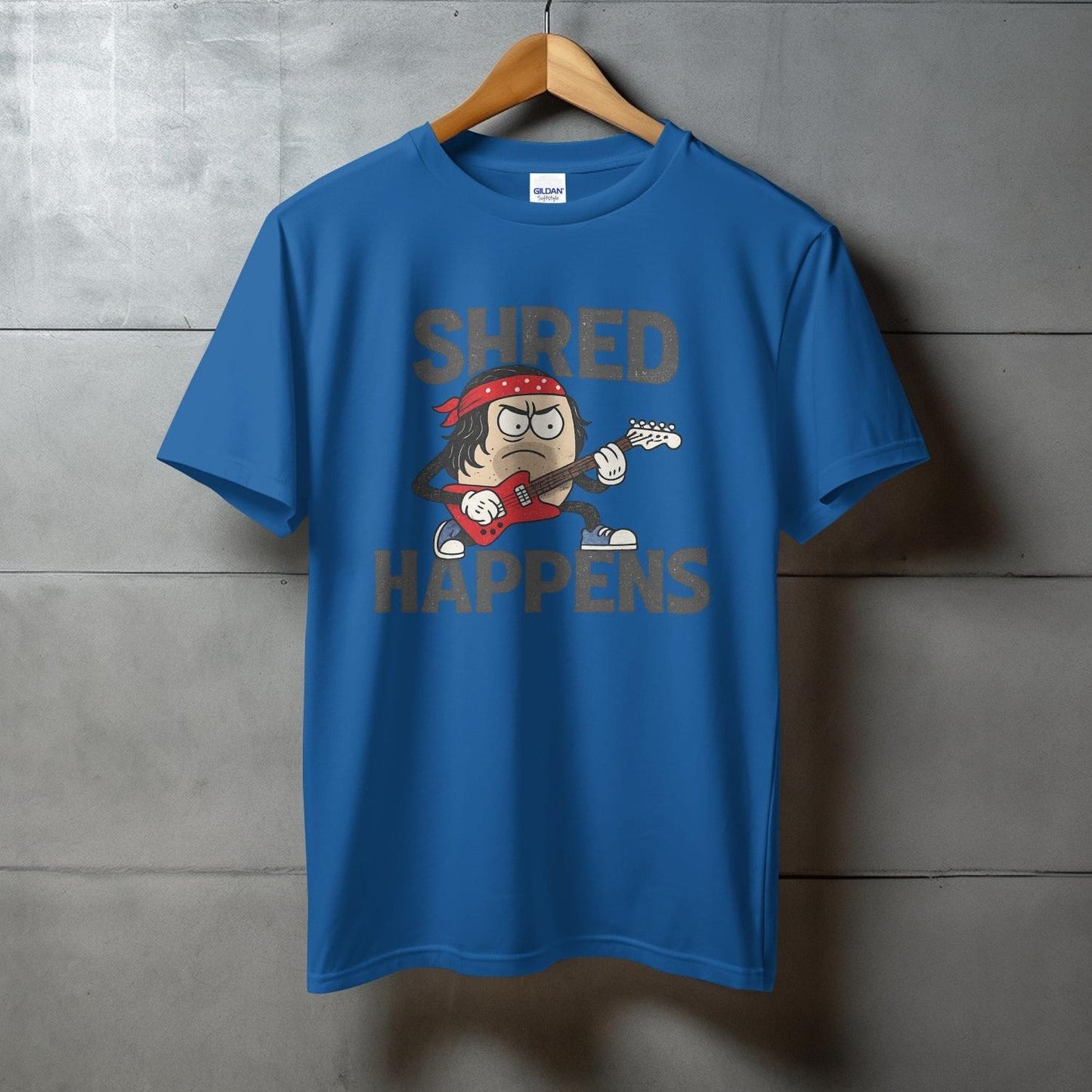 Shred Happens Guitar Design Graphic T-Shirt product type