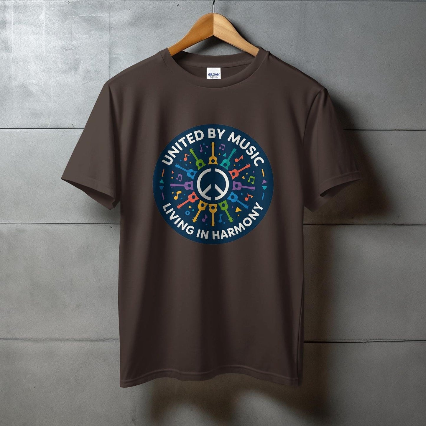 United by Music Living in Harmony Graphic T-Shirt Product