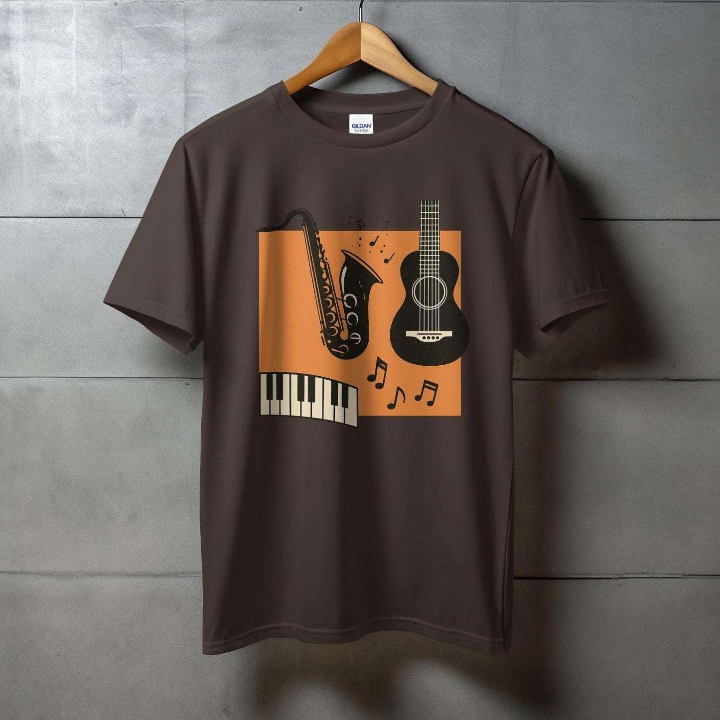 Musical Instruments Design Graphic T-shirt product type