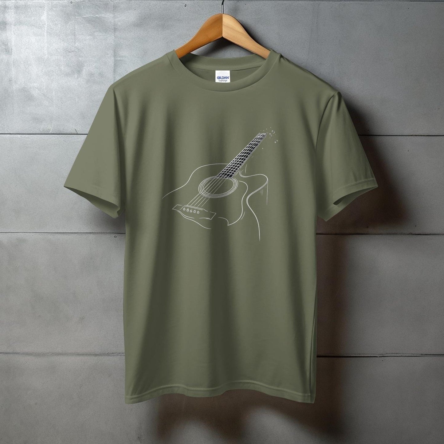 Guitar Graphic Design Printed T-shirt Casual Wear product type