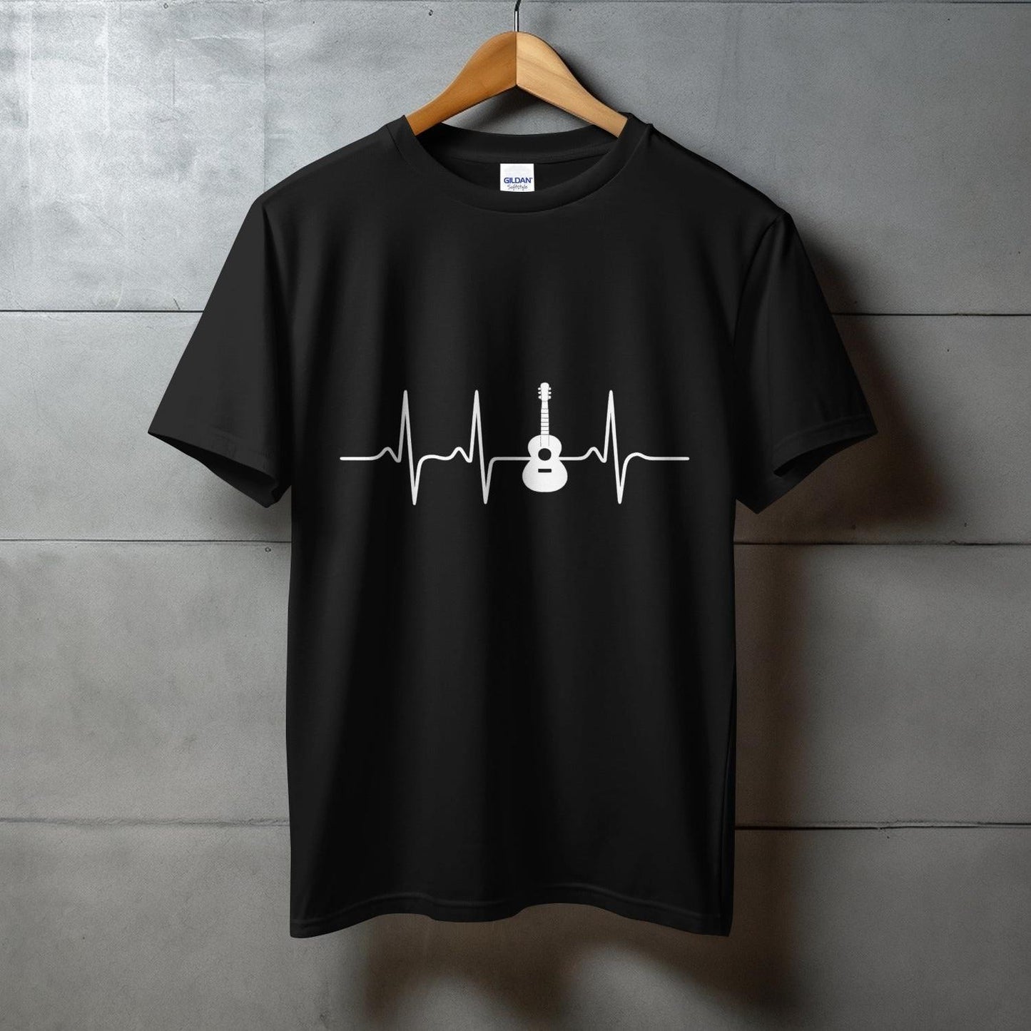 Heartbeat Guitar Design Comfortable T-Shirt product