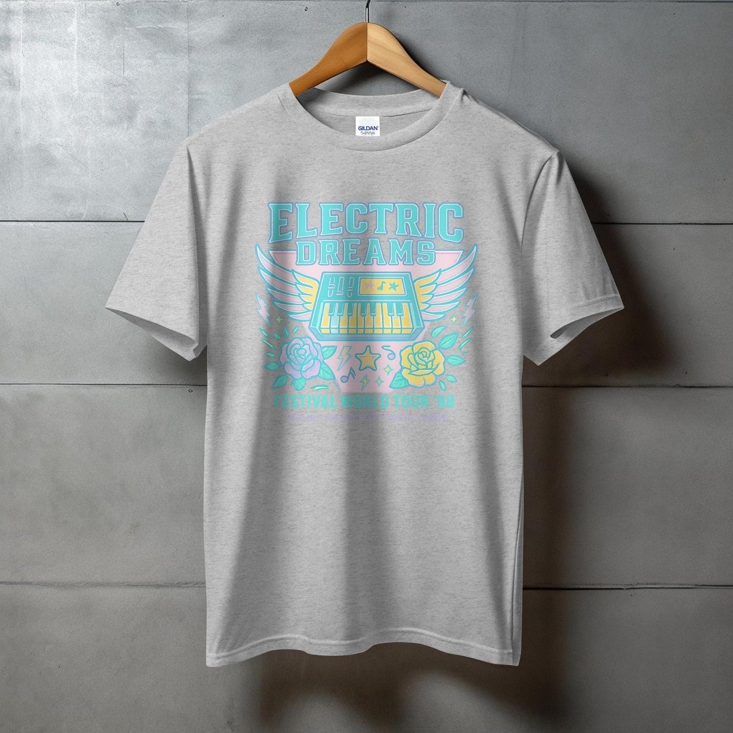 Electric Dreams Retro Blogging Tee Shirt product