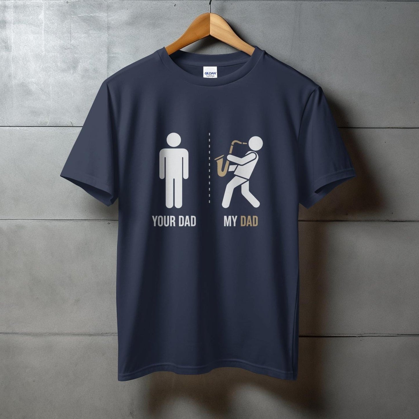 Funny Your Dad My Dad Saxophone T-Shirt product type
