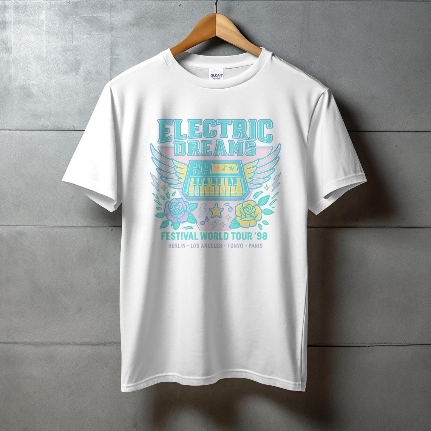 Electric Dreams Festival World Tour 1998 Shirt product type