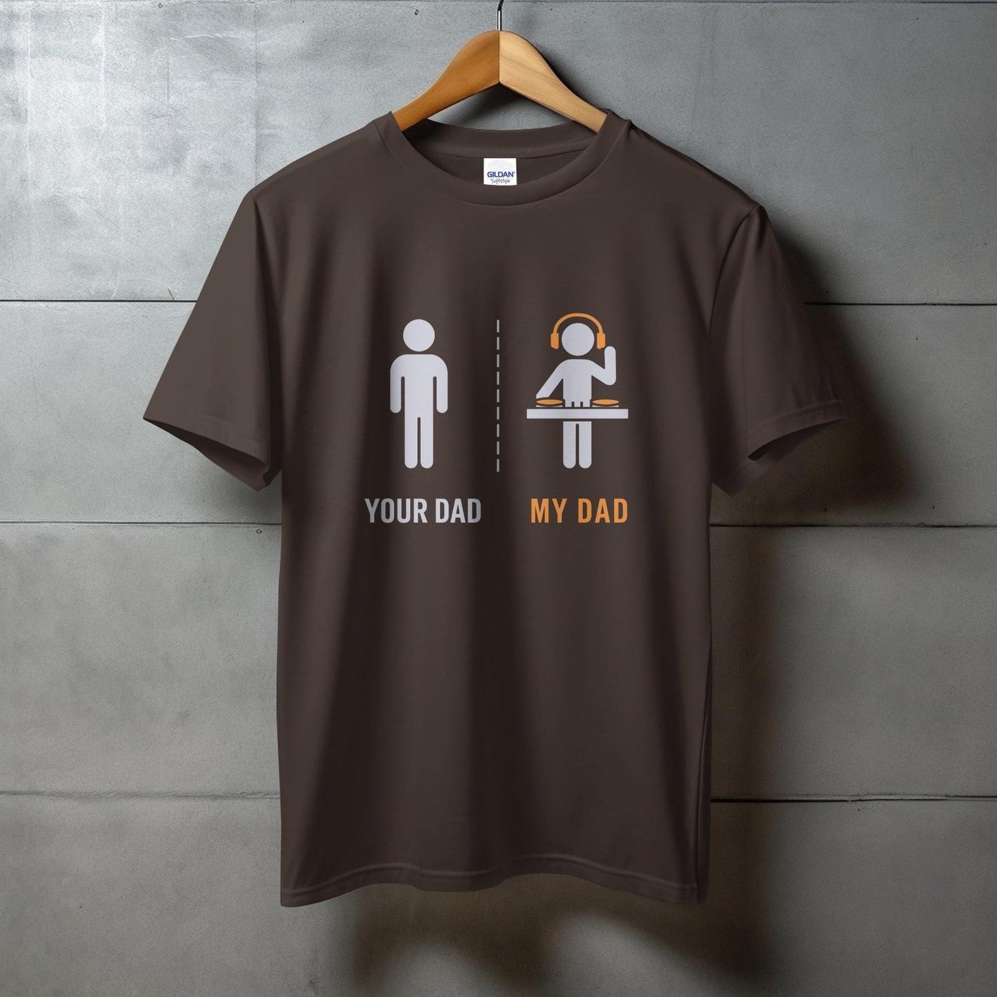 Funny Dad DJ Graphic Tee Shirt Product