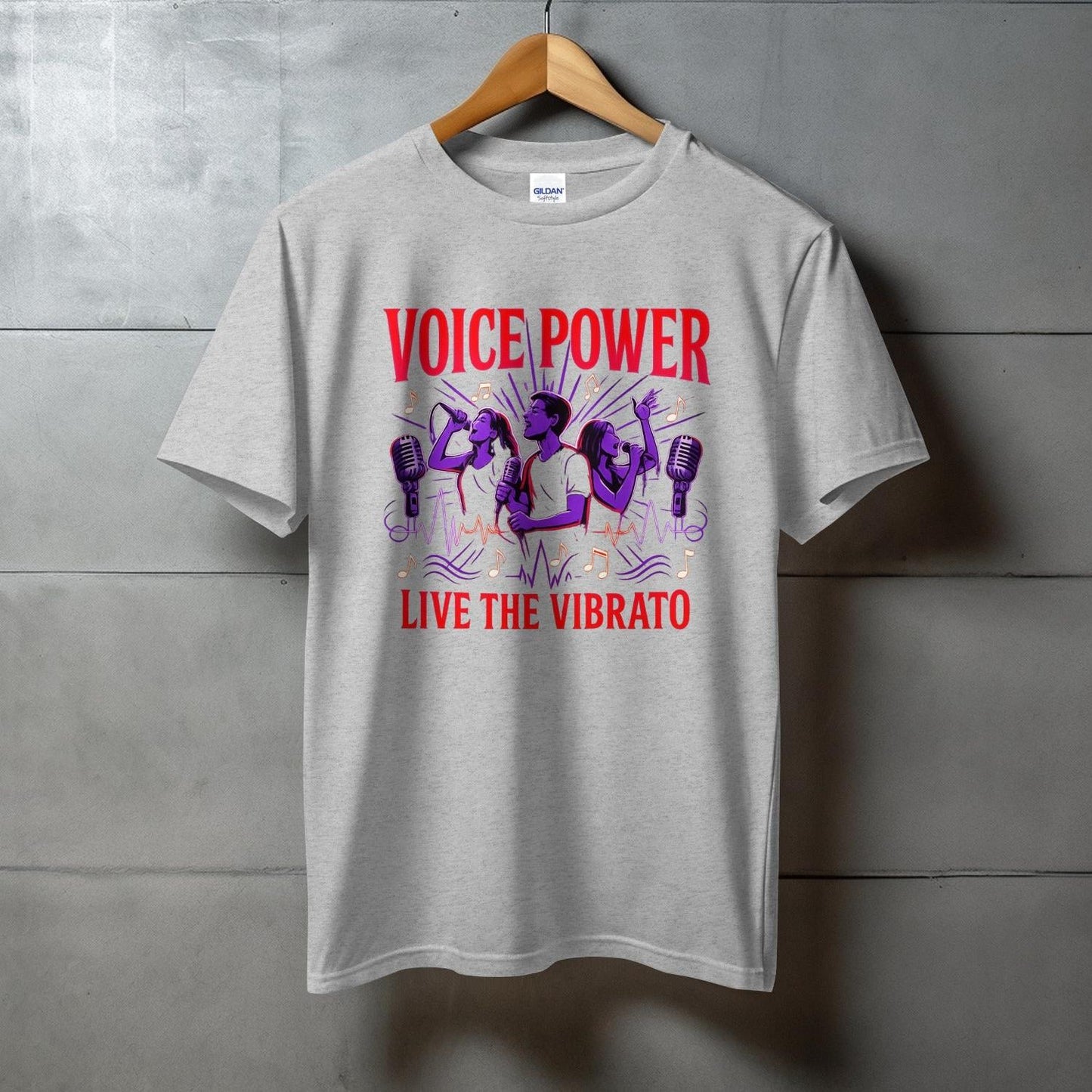 Voice Power Live The Vibrato Graphic T-Shirt product type