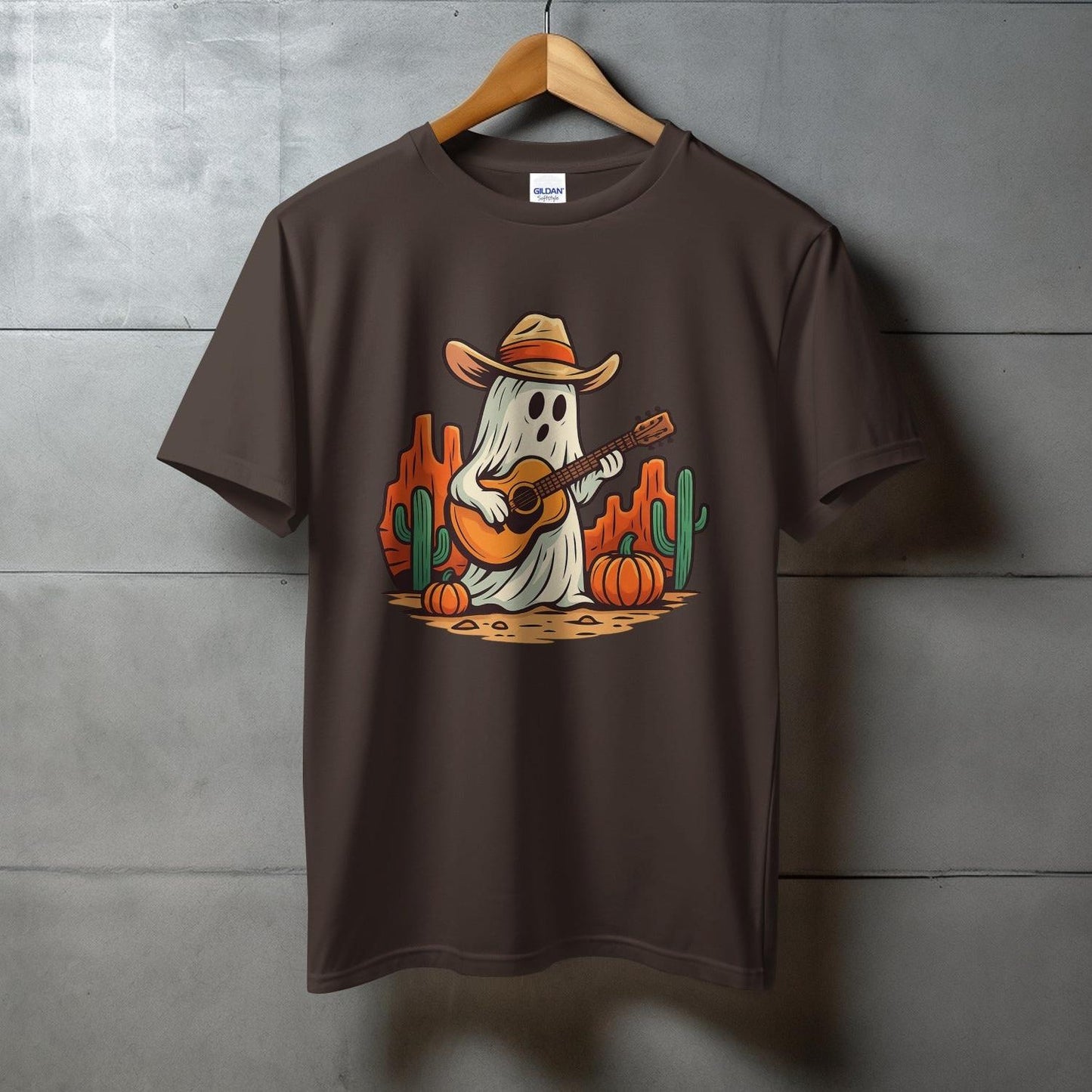 Desert Ghost Cowboy with Guitar Tee product