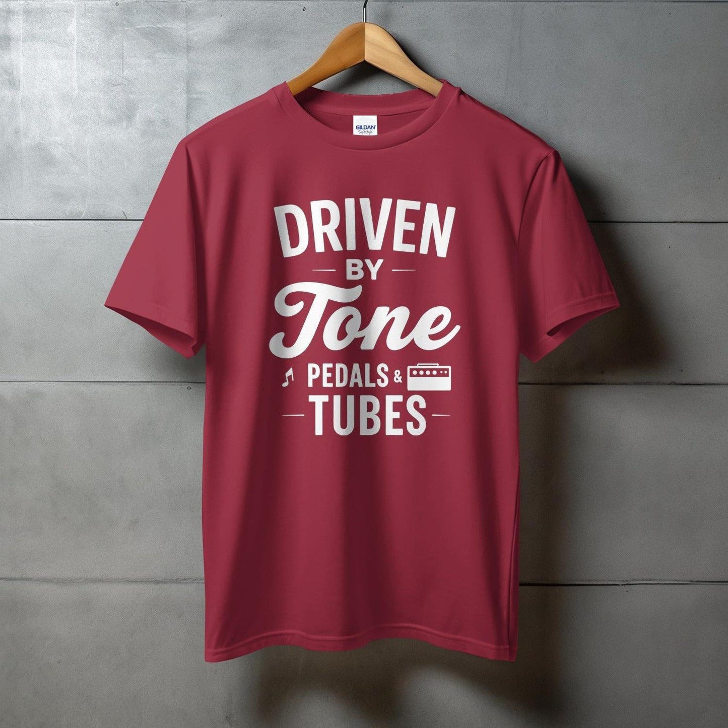 Driven By Tone Pedals and Tubes T-shirt product type
