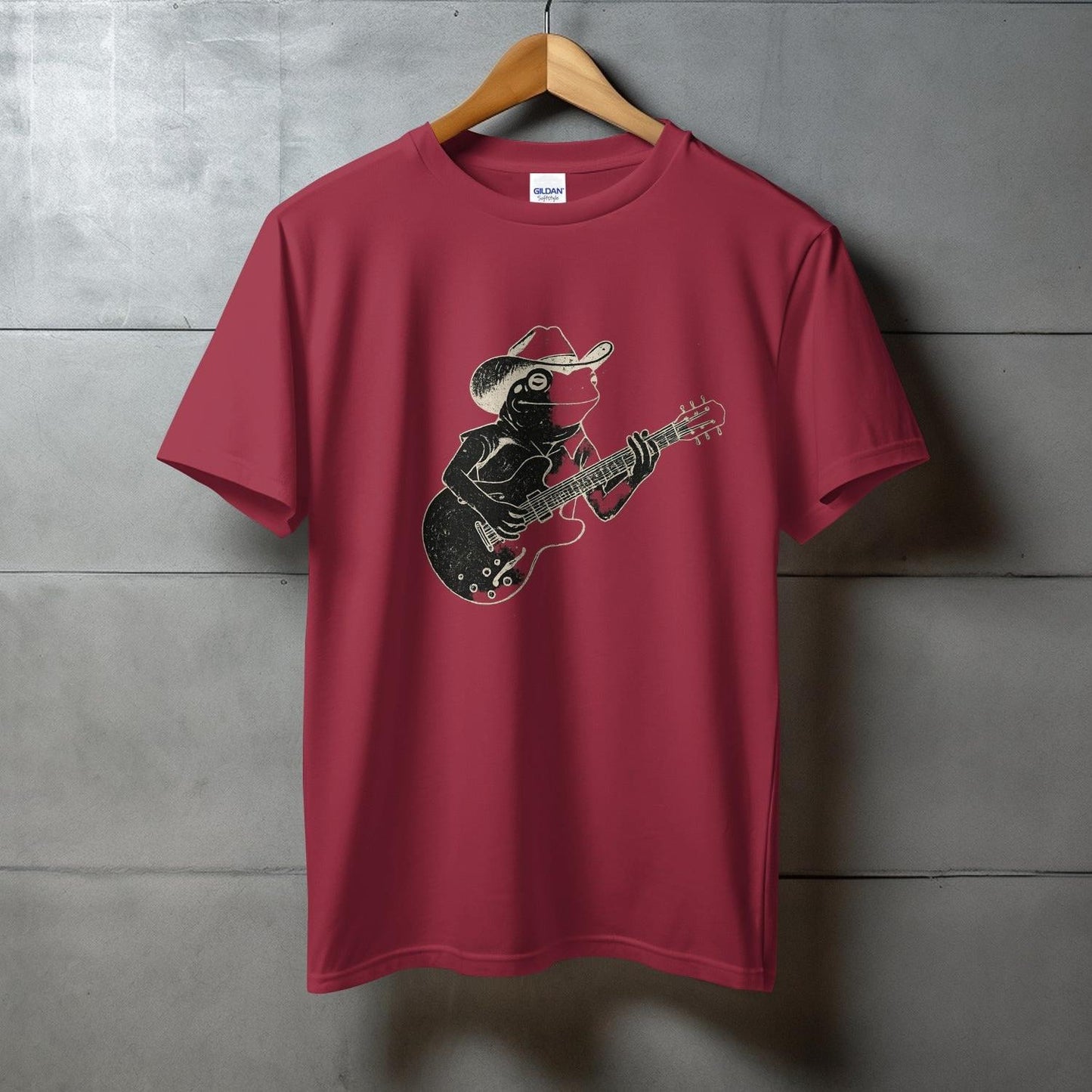 Frog Cowboy Playing Guitar Graphic T-Shirt product