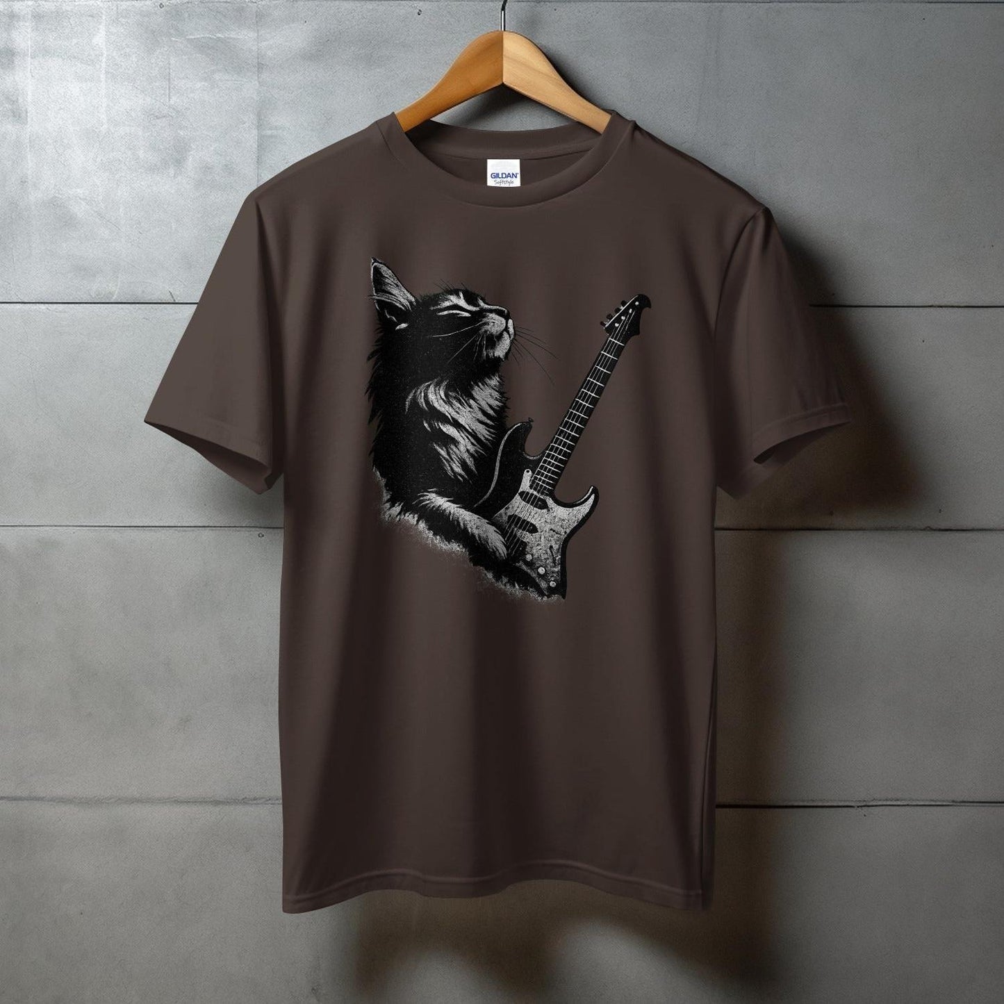 Rocking Cat Graphic Design T-shirt product type