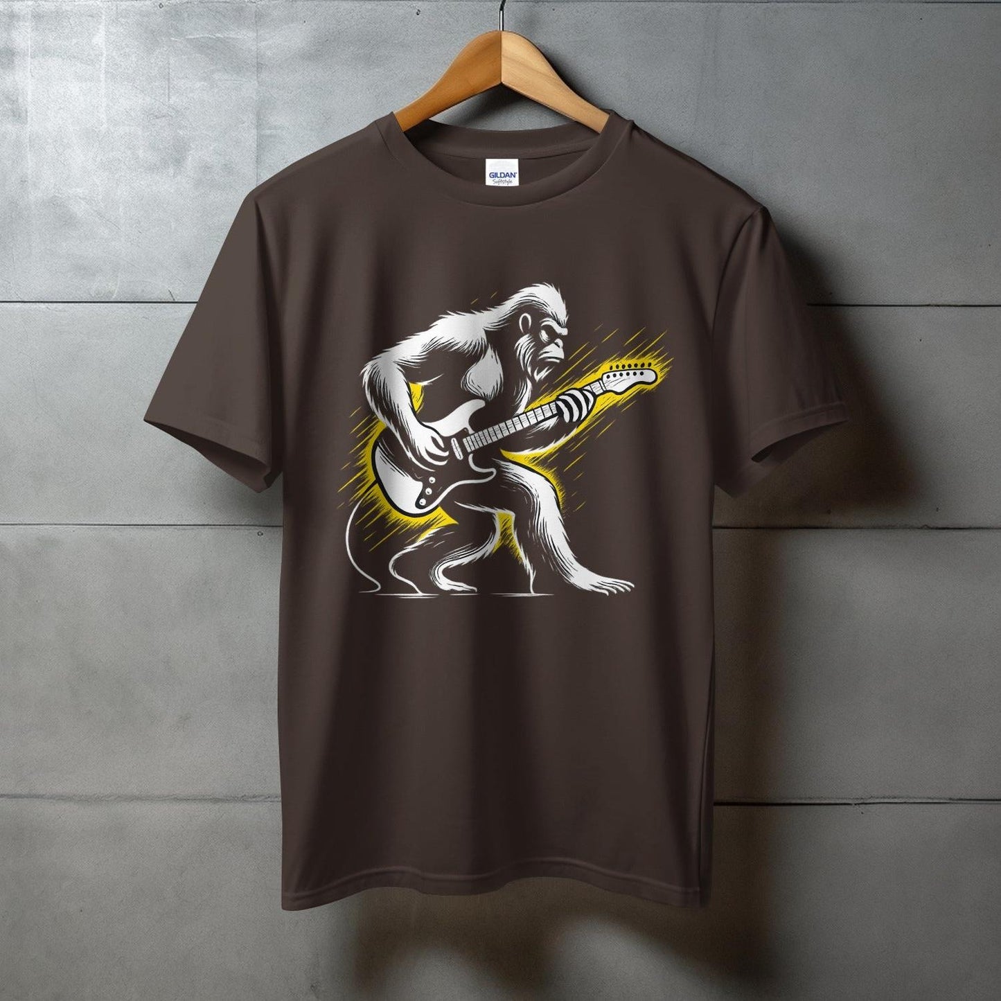 Rocking Gorilla Playing Electric Guitar T-shirt product