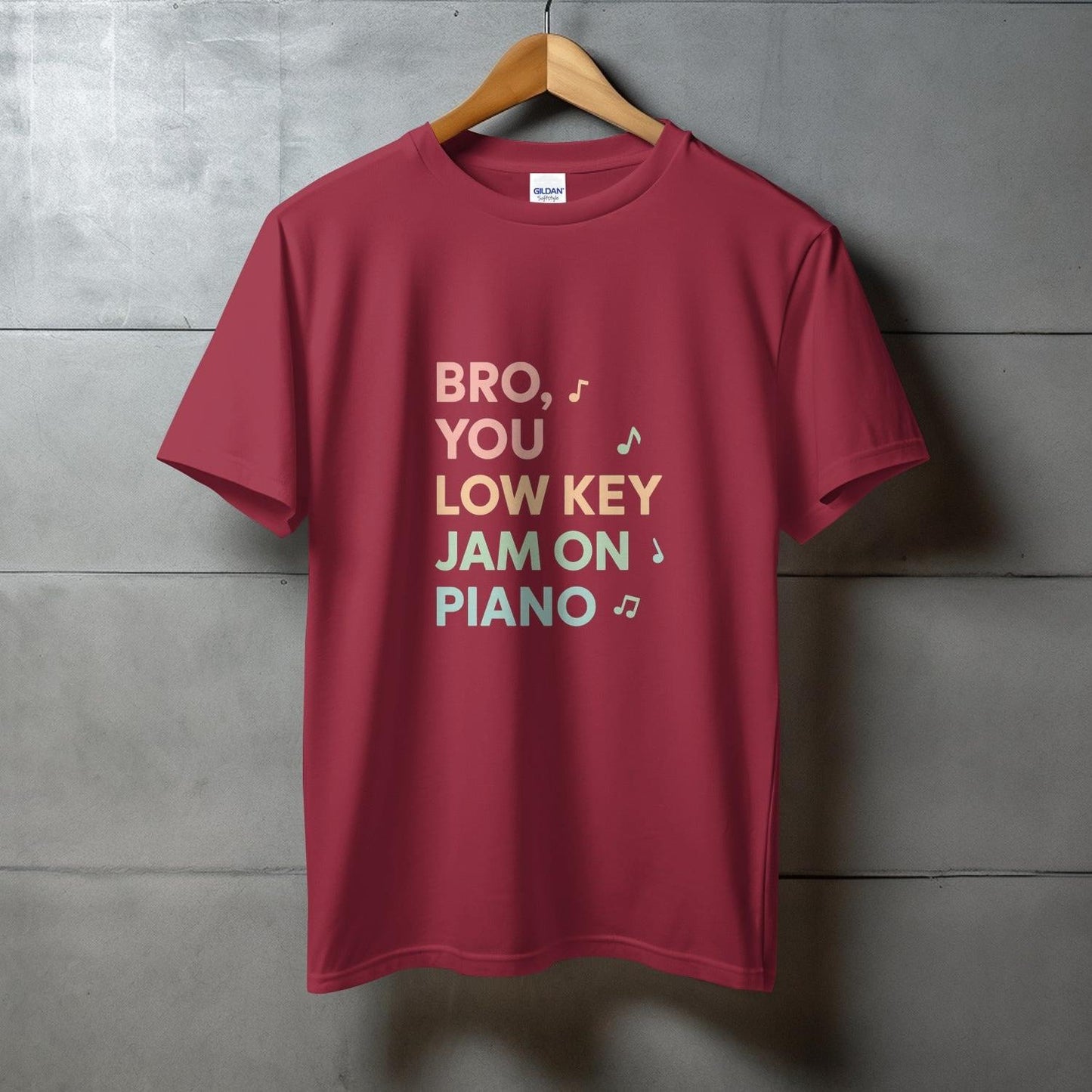 Bro You Low Key Jam On Piano T-Shirt product