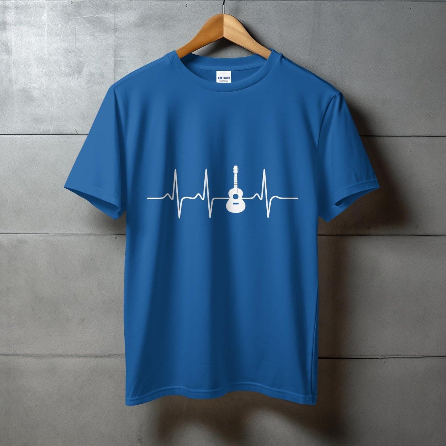 Music Heartbeat Guitar Design T-Shirt product